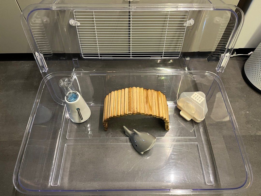 Hamster Acrylic Cage Bucastate, Pet Supplies, Homes & Other Pet ...