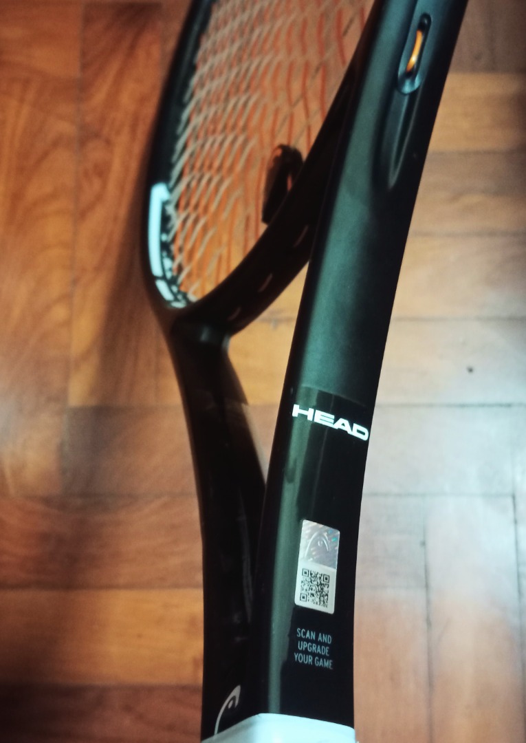 Head tennis racket 360+ speed pro racquet with new strings, Sports