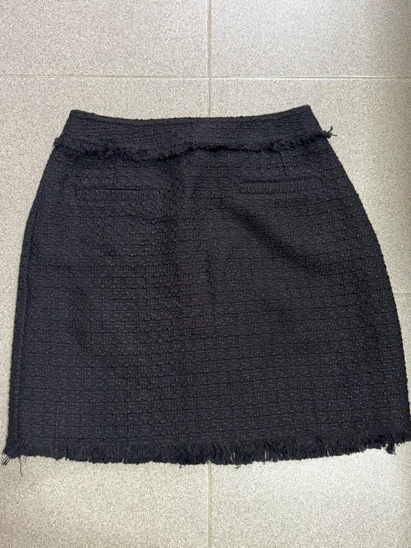 Tweed mini store skirt h&m