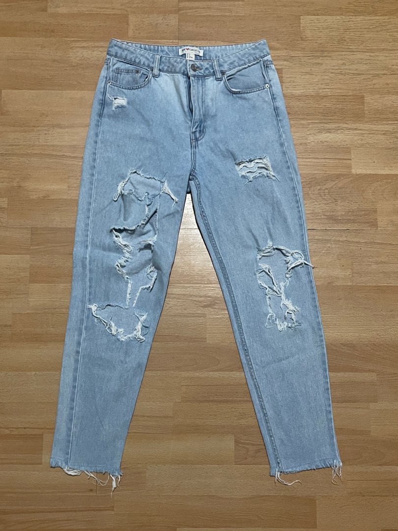 H&M Coachella Ripped Jeans, Women's Fashion, Bottoms, Jeans on Carousell