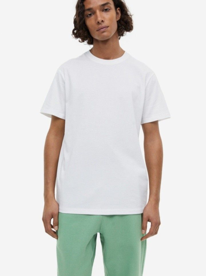 H&m plain white t shirt discount