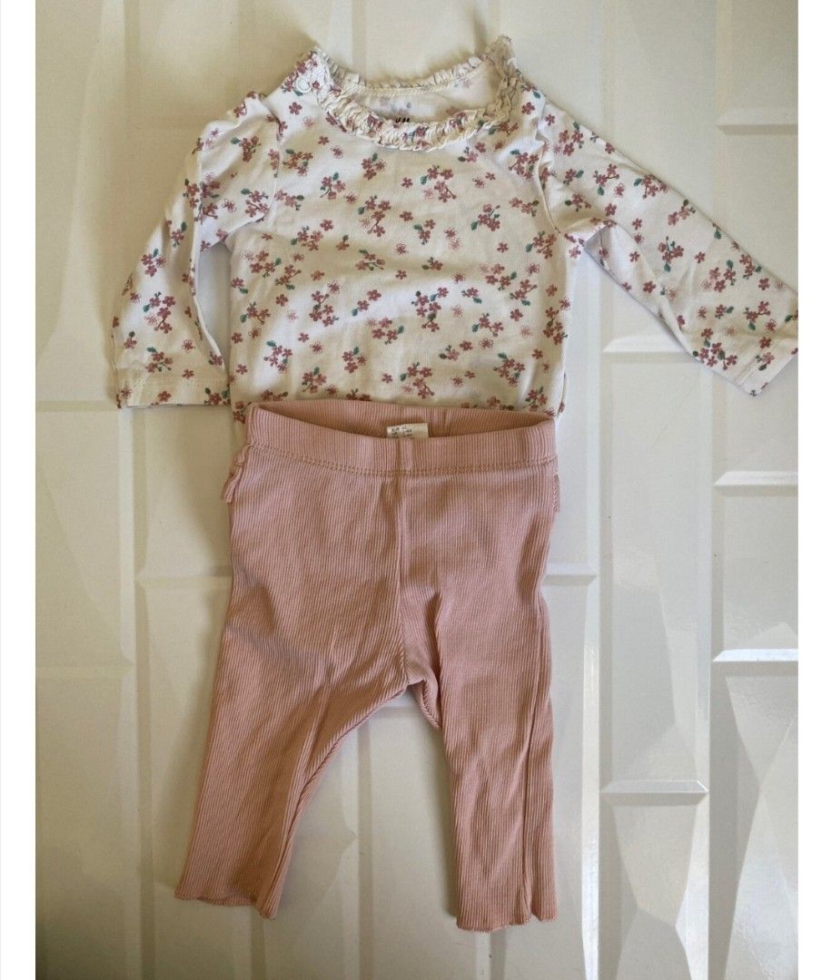H M Ruffled onesie Baby Girl Set Babies Kids Babies Kids