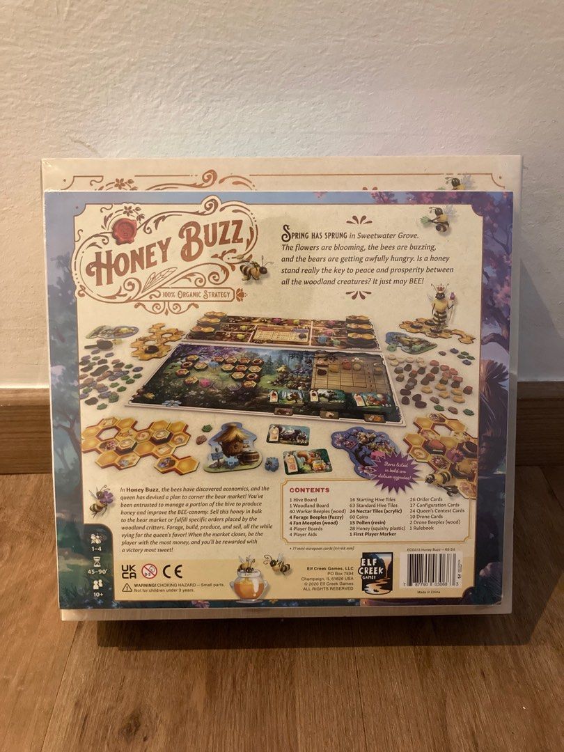 Honey Buzz Board Game Deluxe Edition (BNIS), Hobbies & Toys, Toys & Games on Carousell