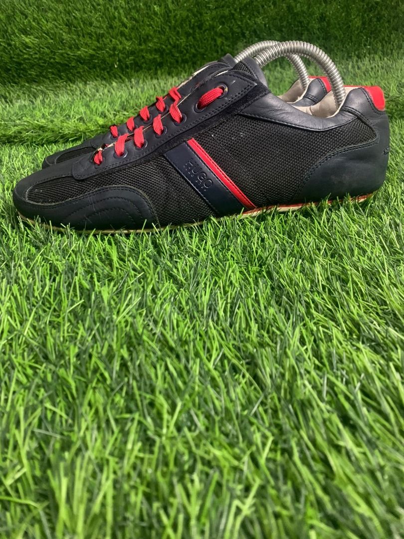 Hugo Boss Thatoz Blue Trainers Fesyen Pria Sepatu Sneakers di
