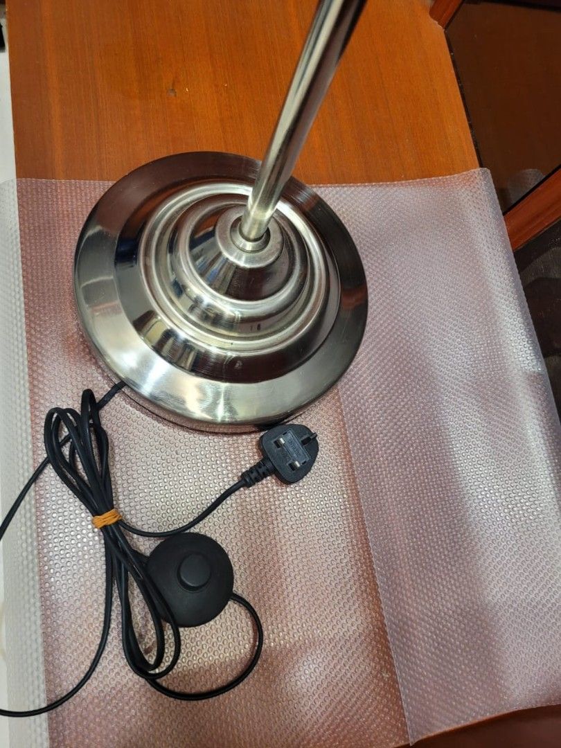 Ikea barometer floor lamp(silver), Furniture & Home Living, Lighting