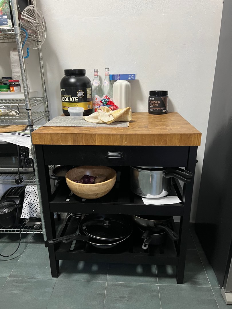 Ikea Vadholma Kitchen Island, Furniture & Home Living, Furniture