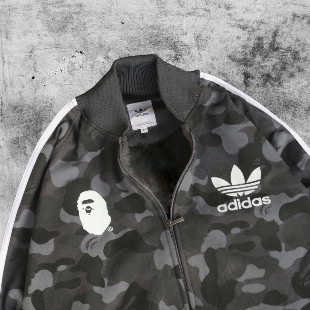 Harga jaket cheap adidas x bape