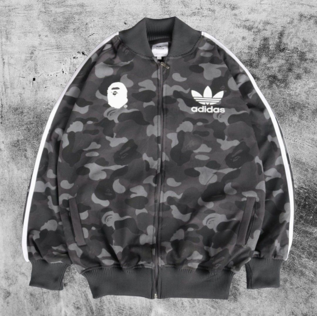 Jaket Adidas X Bape A Bathing Ape Camo Abu