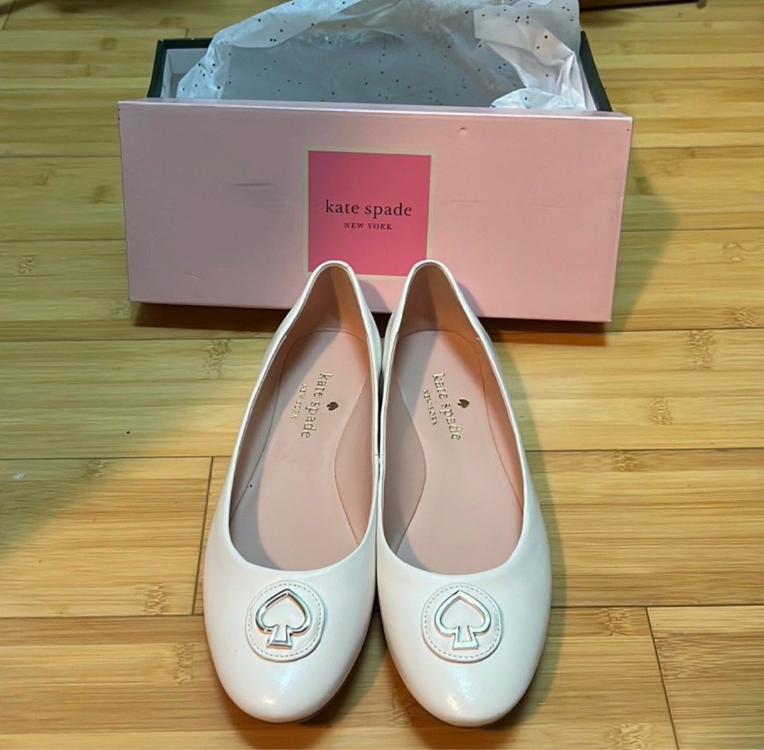 Kate spade hotsell white flats