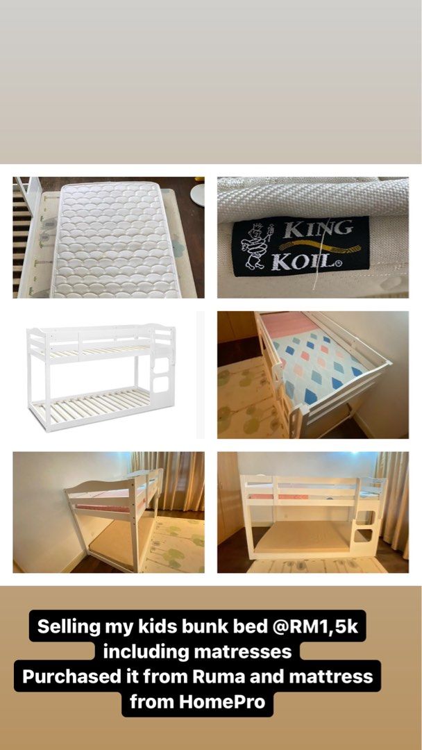 Kids bunk bed Babies Kids Baby Nursery Kids Furniture