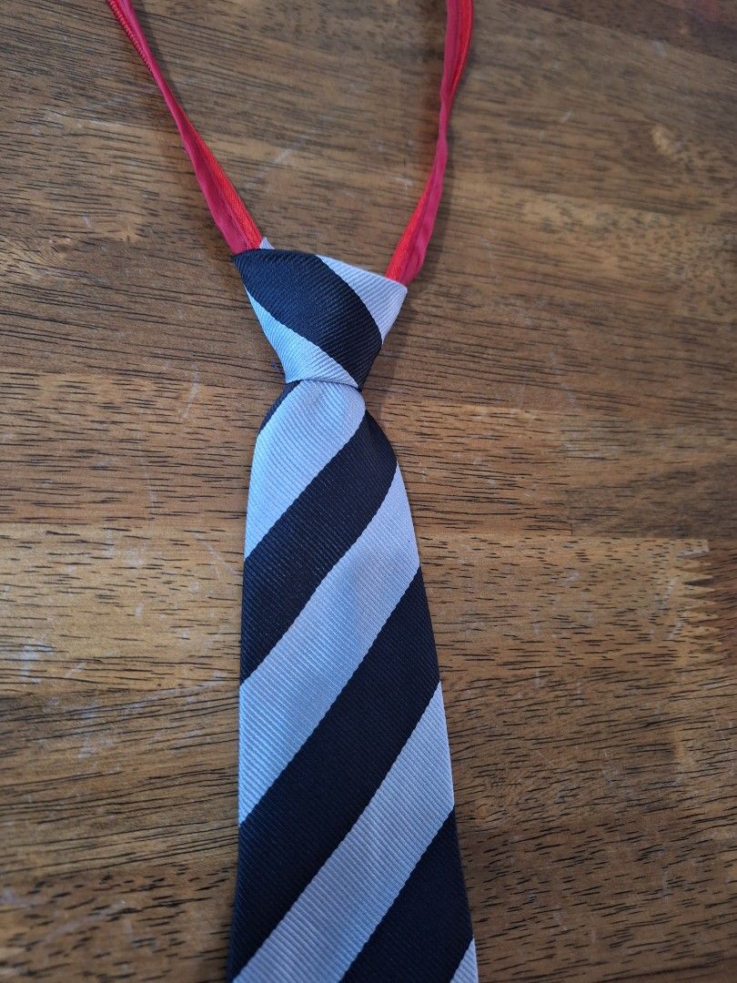 Kids Stripe Tie (Category: Ties) located in Taguig. Submitted by raekshin (Listing ID 1276551201, Image 2). Description: *Kids Tie *Stripes Gray and Black *Adjustable lock *Suits 4-6 yrs old.
