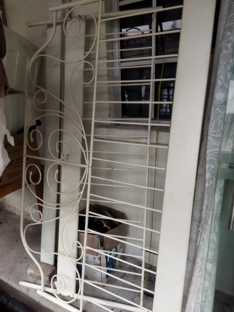 King size Ikea Leirvik bed frame as Spare parts, Furniture & Home