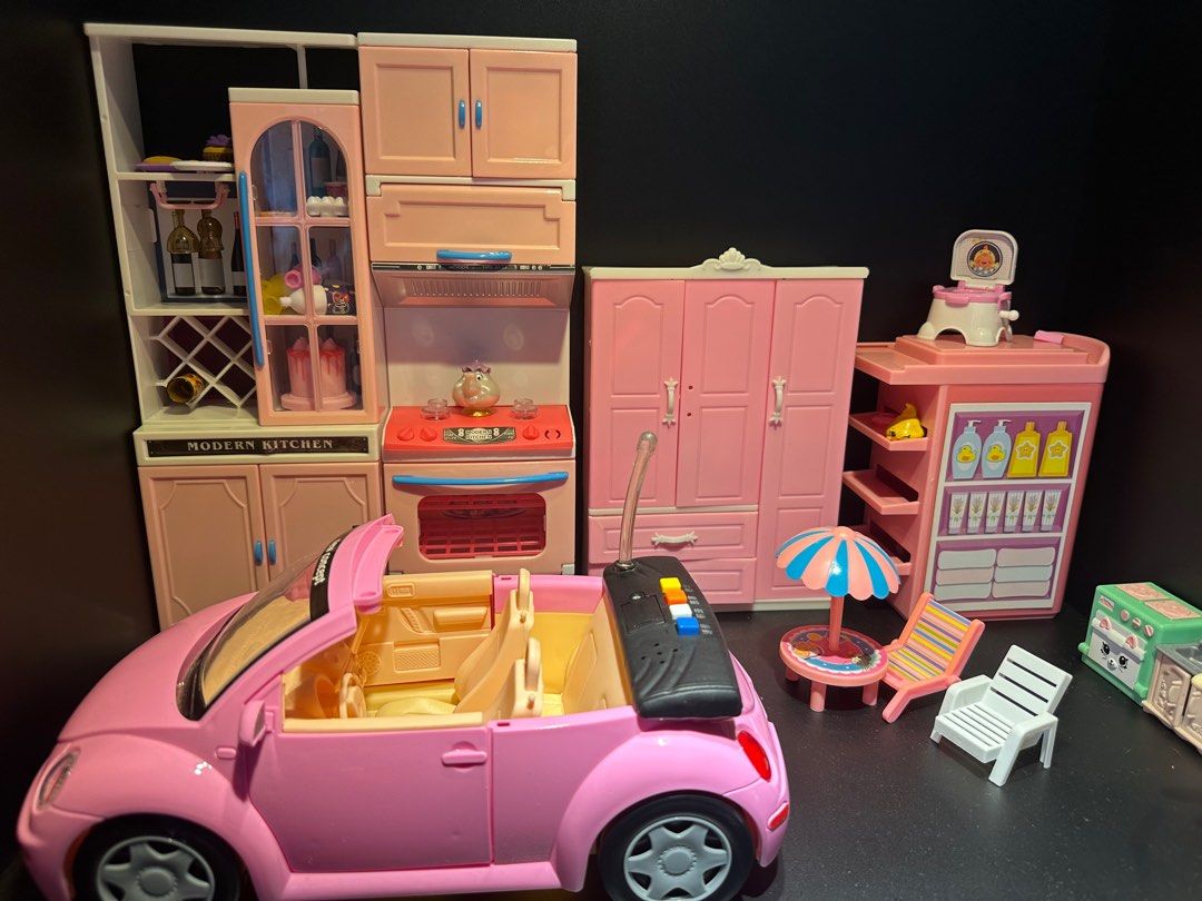 Barbie car kitchen sales