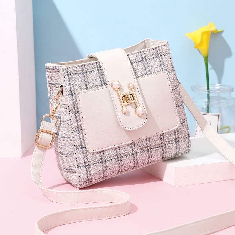 Korean style sling bag women fashion shoulder bag messenger lady crossbody bucket bag