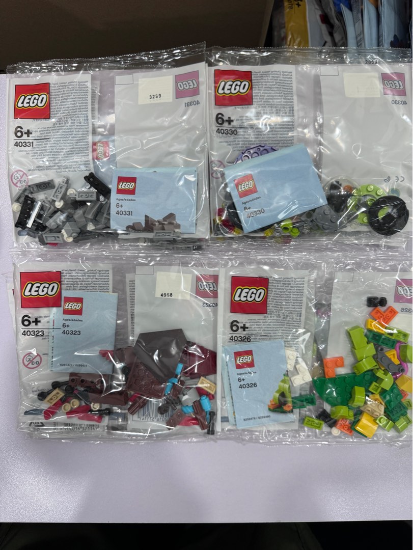 LEGO 40323 40326 40330 40331 Monthly Build Polybag