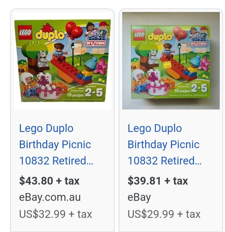 Lego duplo hotsell birthday picnic