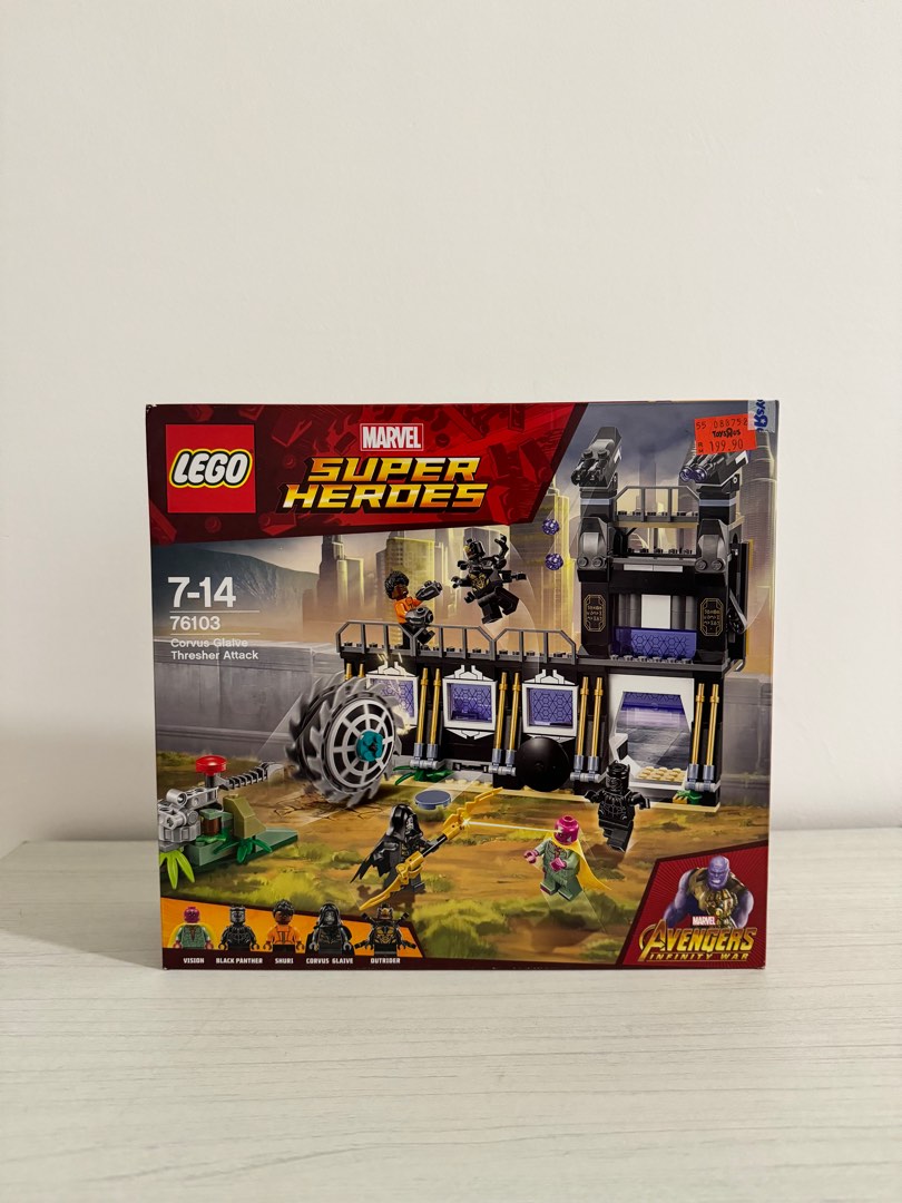 Lego marvel super heroes avengers corvus glaive thresher discount attack 76103