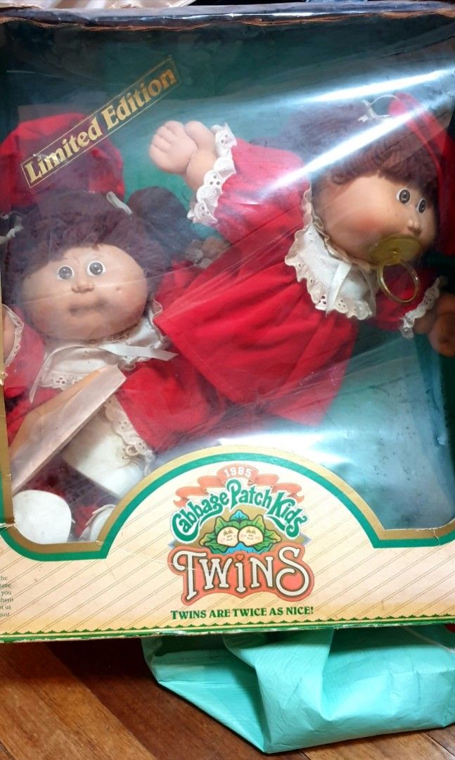 1985 limited edition cabbage patch twins clearance