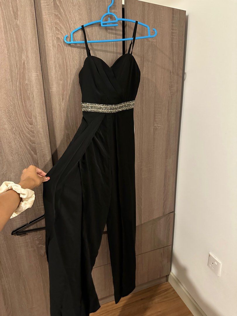 Lipsy split 2025 leg jumpsuit