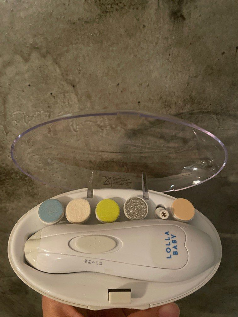 Lollababy batteryOperated Nail Trimmer Set, Babies & Kids, Bathing