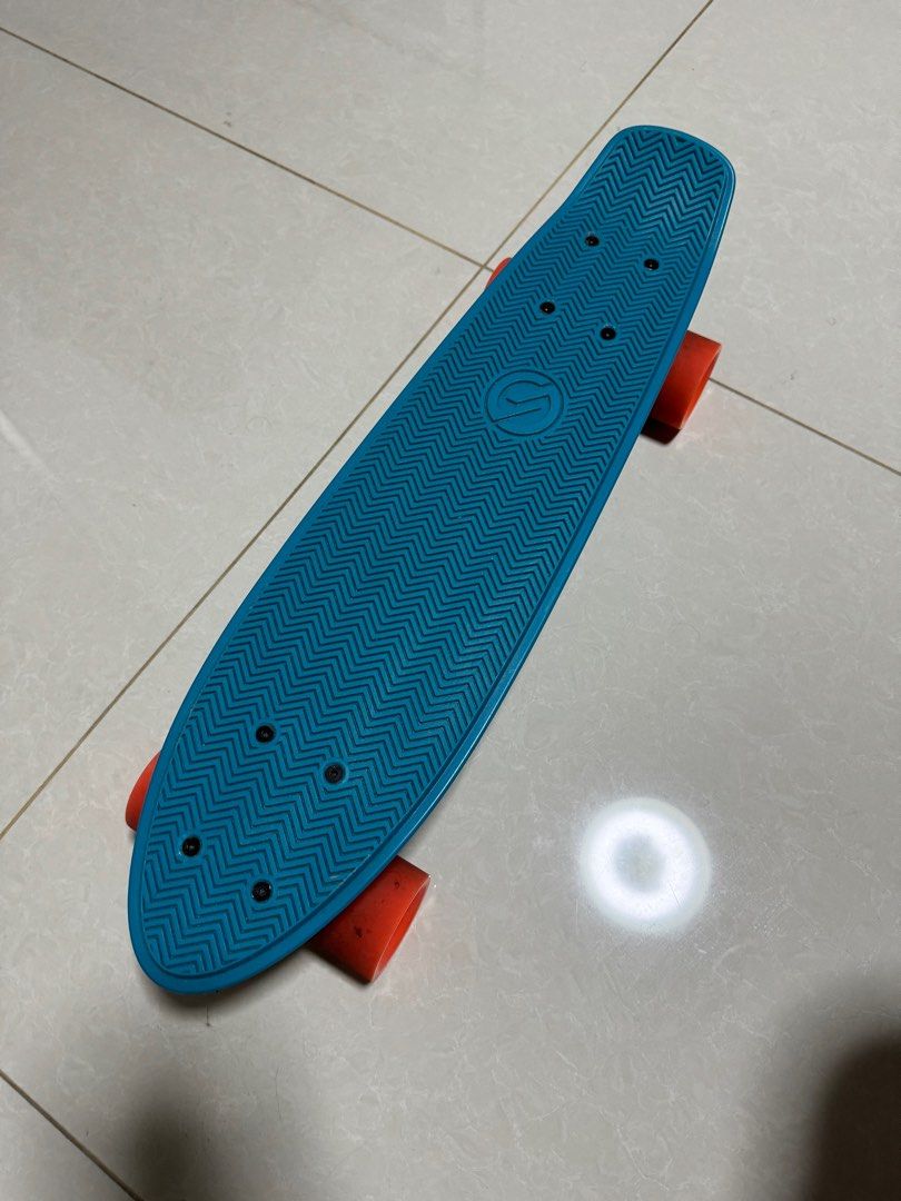 Longboard Cruiser Oxelo Yamba 100 - Blue, Sports Equipment, Sports ...