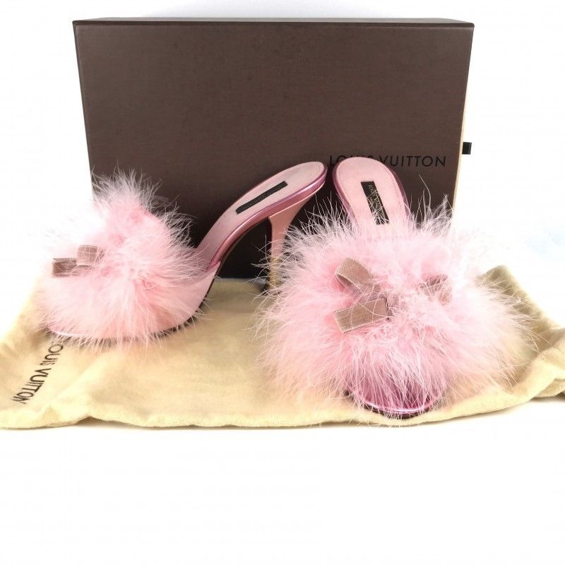 Louis vuitton online marabou heels