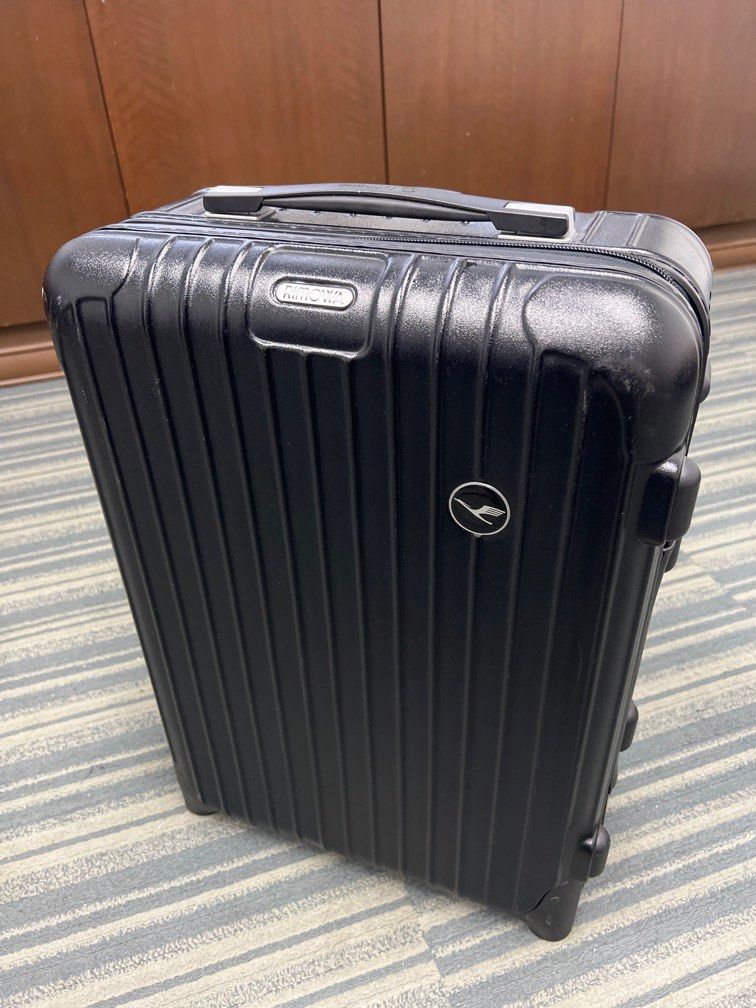 Lufthansa x Rimowa Airlight Collection Matt Black 2 Wheel Cabin Size Luggage Rare