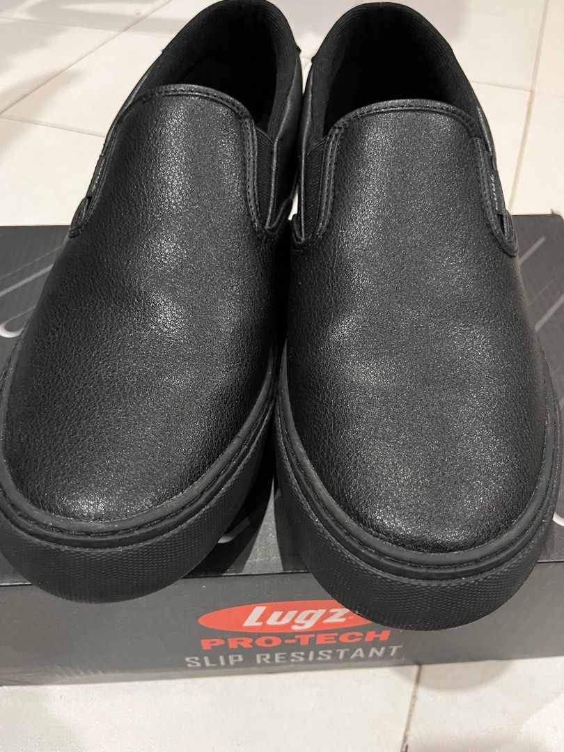 Lugz Men Clipper Classic Slip On Slip Resistant Work Sneaker