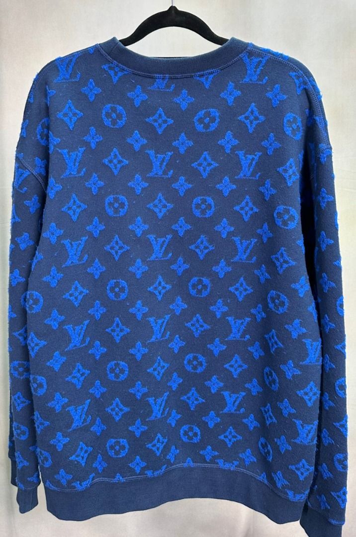 Louis vuitton blue jumper deals