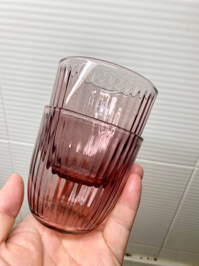 Made in Italy Bormioli Rocco Line Water Drinking Tumbler/ Glass 9.75 oz, 280 ml Lilac Rode/Purple and Pink X 4 (Category: Water Bottles & Tumblers) located in Singapore. Submitted by llk520 (Listing ID 1276482986, Image 2). Description: ❤️ Item is available if it’s not marked RESERVED ❤️ Whats App 83 520 520 if I don’t respond ❤️ Ask question only that’s not in listing description ❤️ If you have price idea or payment term drastically different fr