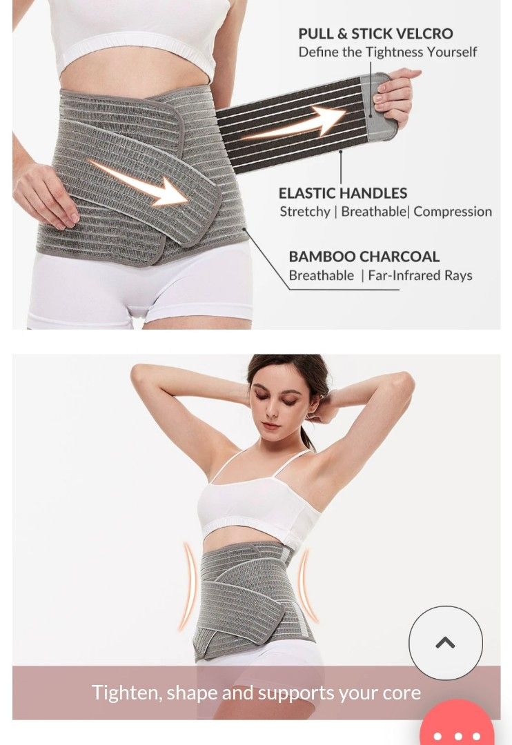 Mamaway Nano Bamboo Postpartum Postnatal Recovery & Support Belly Band,  Babies & Kids, Maternity Care on Carousell