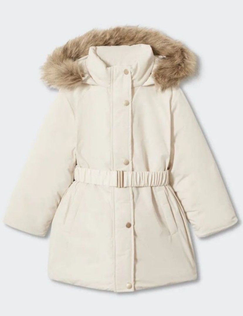 Childrens faux fur hood cheap coats jackets