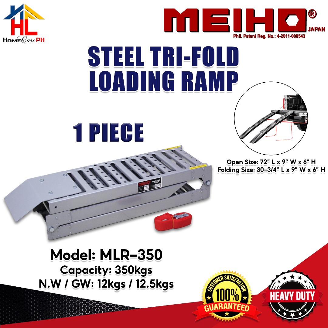 Meiho Steel Tri-Fold Loading Ramp 1pc, Commercial & Industrial ...