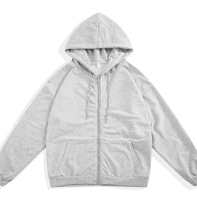 Mens grey hooded cheap jacket