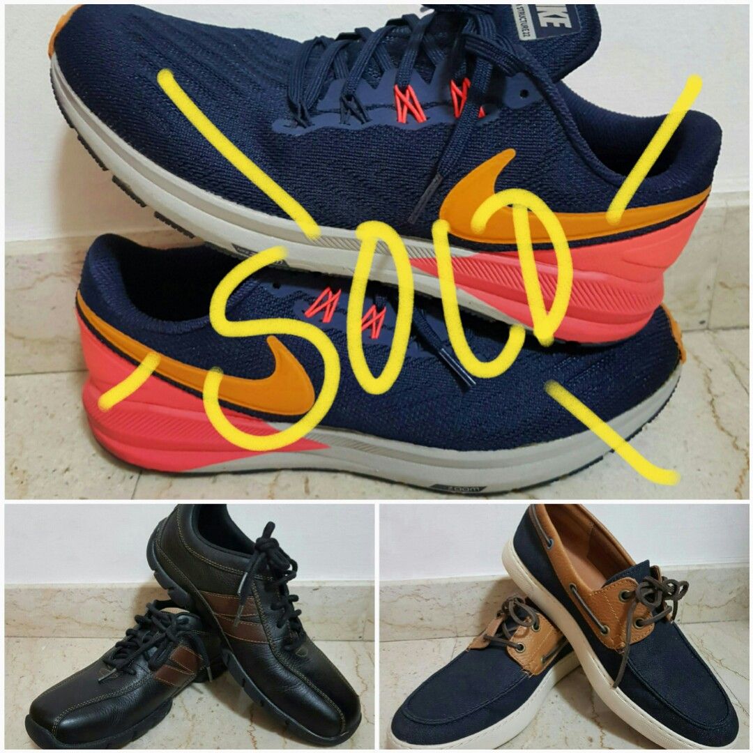 Men s Sports Casual Formal Shoes Nike Zoom Structure 22 Fitflop Boat Shoes Rockport 40 each pair Size US8 US9