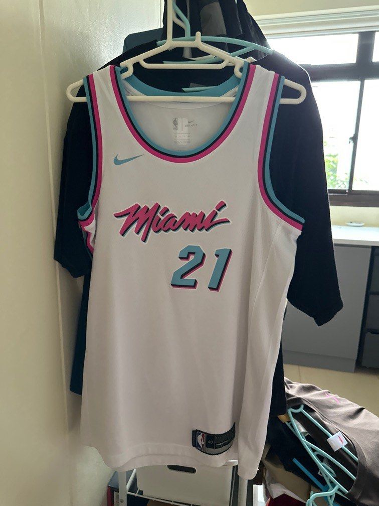 Outfit Miami Vice Jersey Nba Basketball Miami Heat Hassan - Main Image