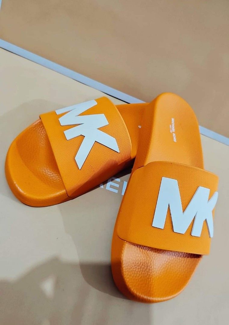 Michael kors slides mens yellow top