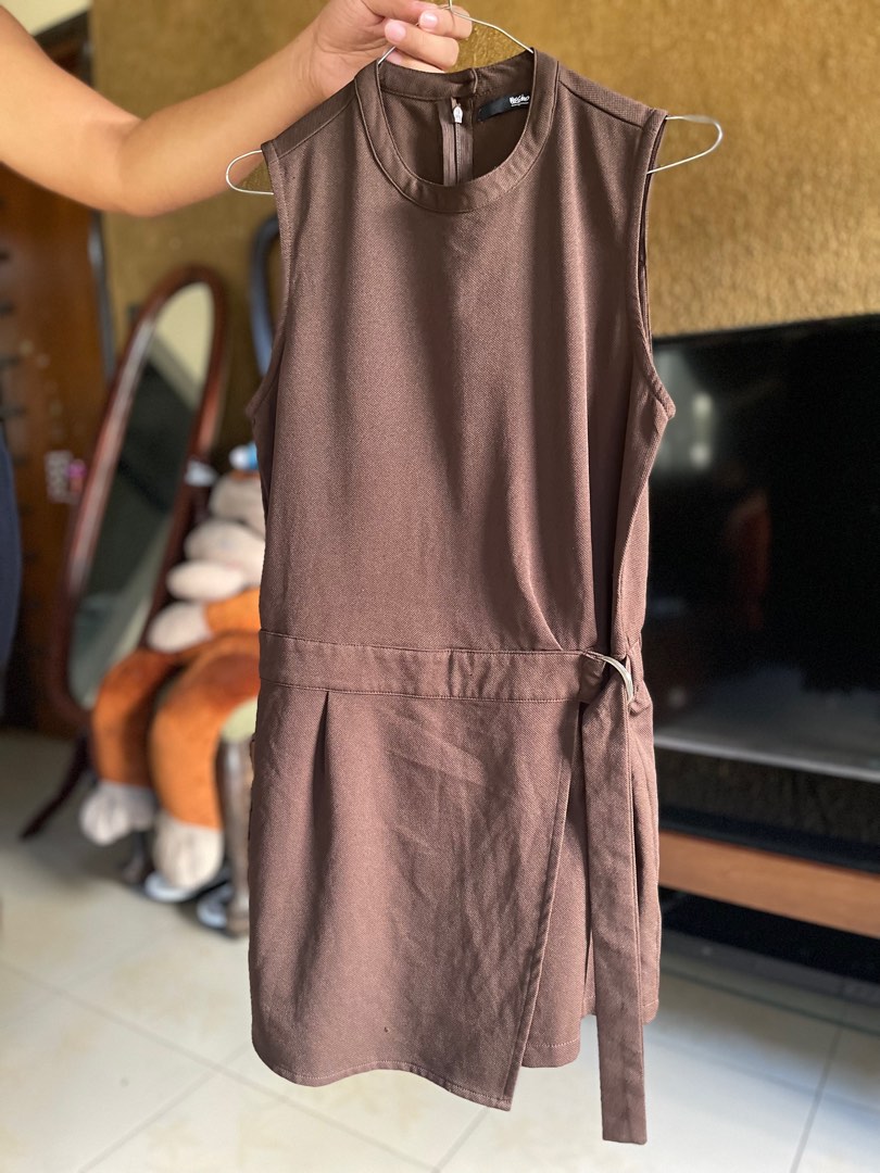 Mossimo Romper Chocolate Brown, Women's Fashion, Dresses & Sets