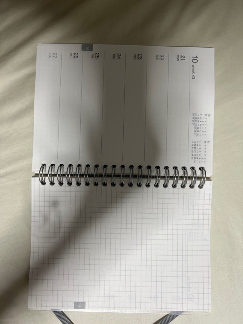 Muji 2024 Monthly Weekly Planner, Hobbies & Toys, Stationery & Craft