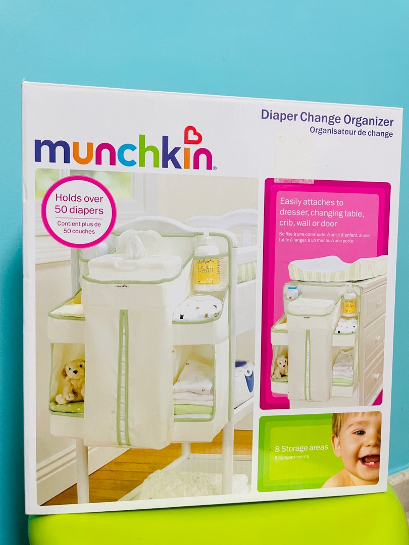 Munchkin changing table organizer sales