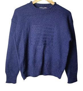 Navy Blue Ralph Lauren  Knit Sweater