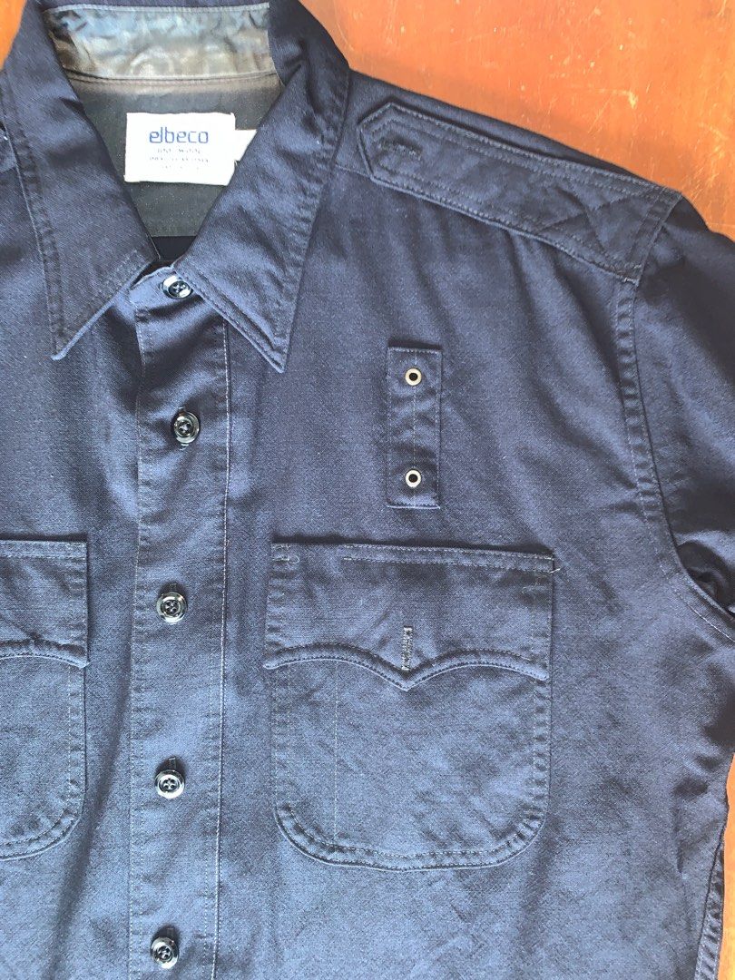 NKS BLUE PLAID WORK SHIRT main image 1