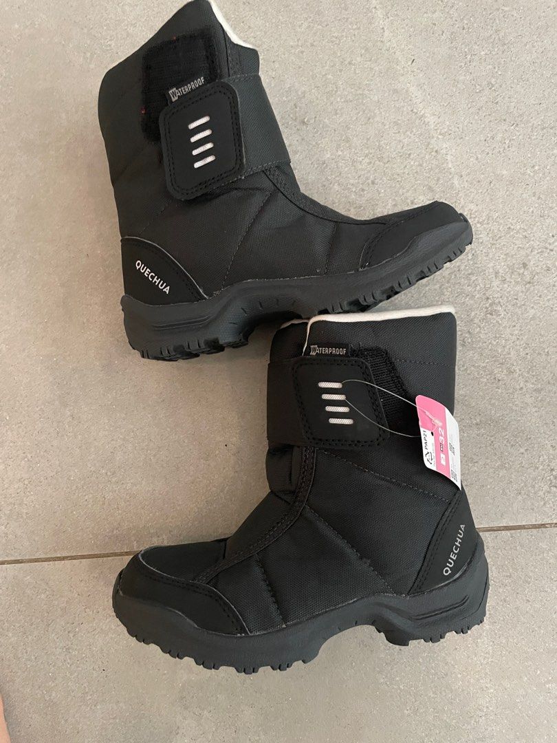 New Decathlon Kids Winter Hiking Ski Boots