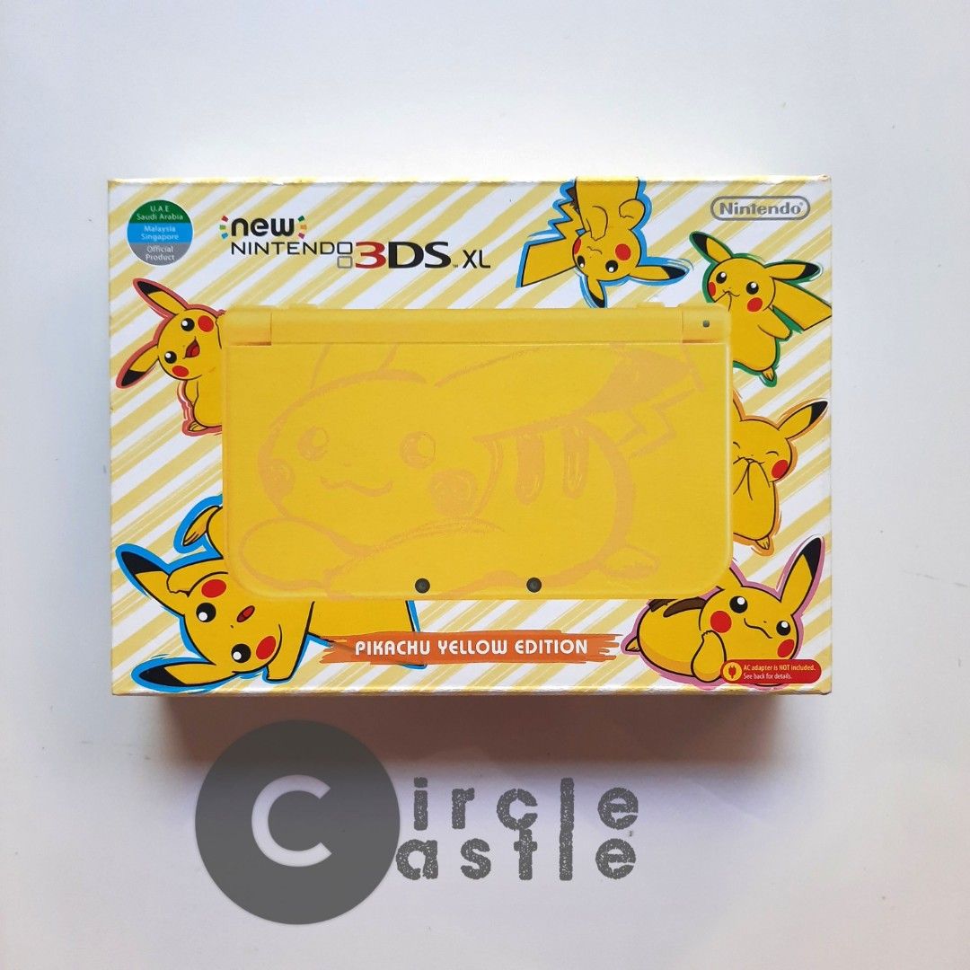 New Nintendo 3DS XL Pikachu Yellow Edition, Video Gaming, Video Game