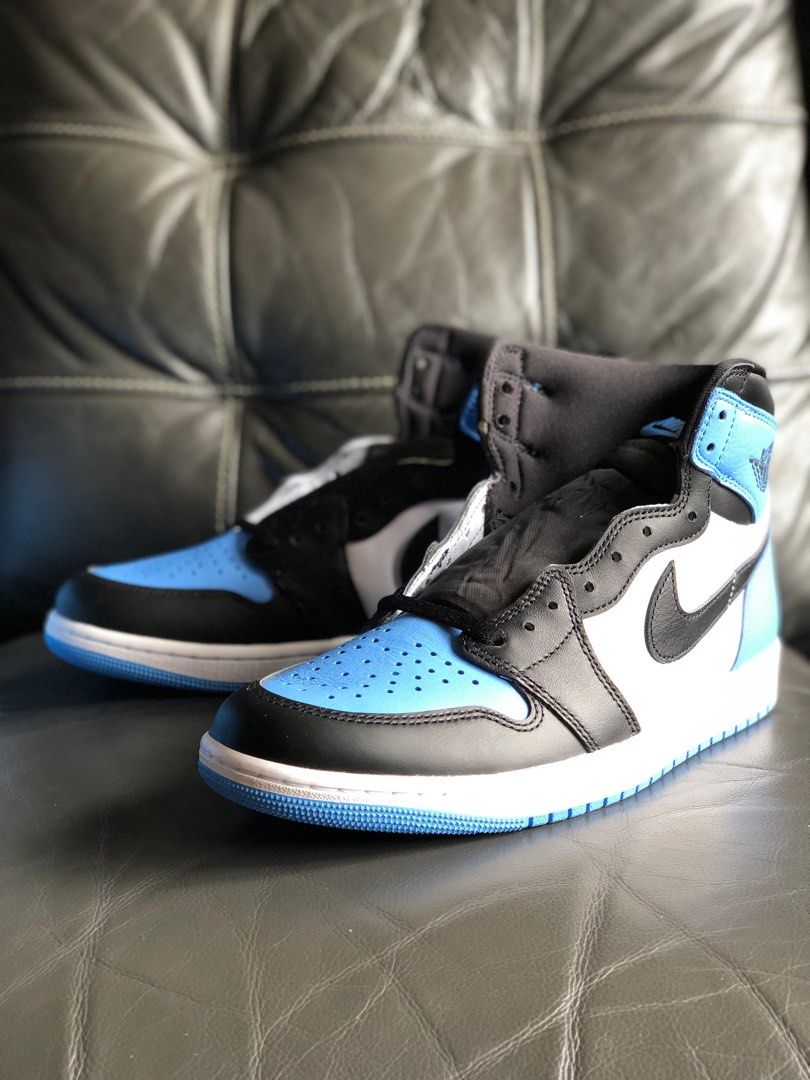 Nike Air Jordan 1 high cut OG unc toe us 9 10 10.5 eur 44 44.5 Carousell