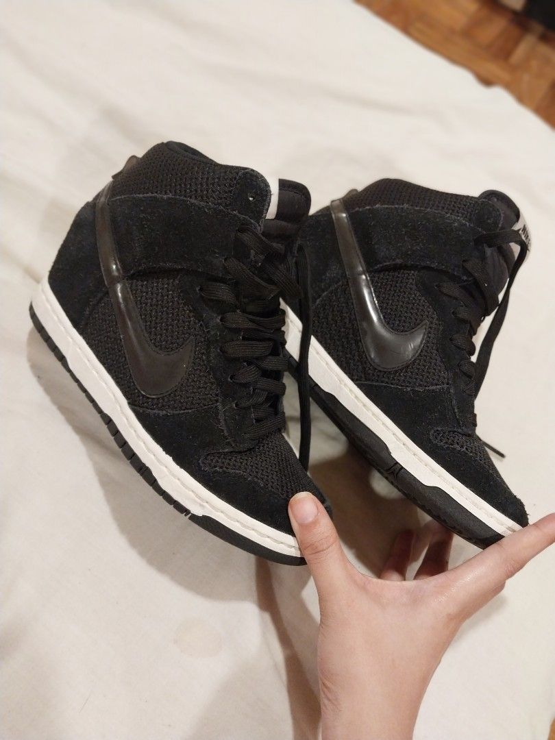 Nike hidden outlet wedge sneakers