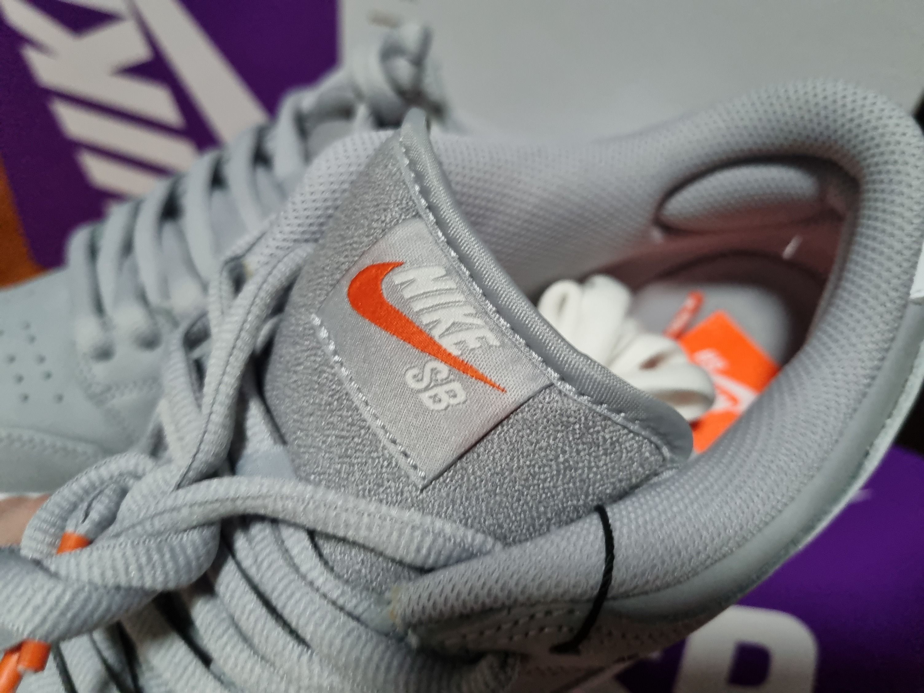 Nike SB Dunk Low Pro ISO Orange Label Wolf Grey Gum 5464 001 M 9.5 W 11 Luxury Sneakers Footwear on Carousell