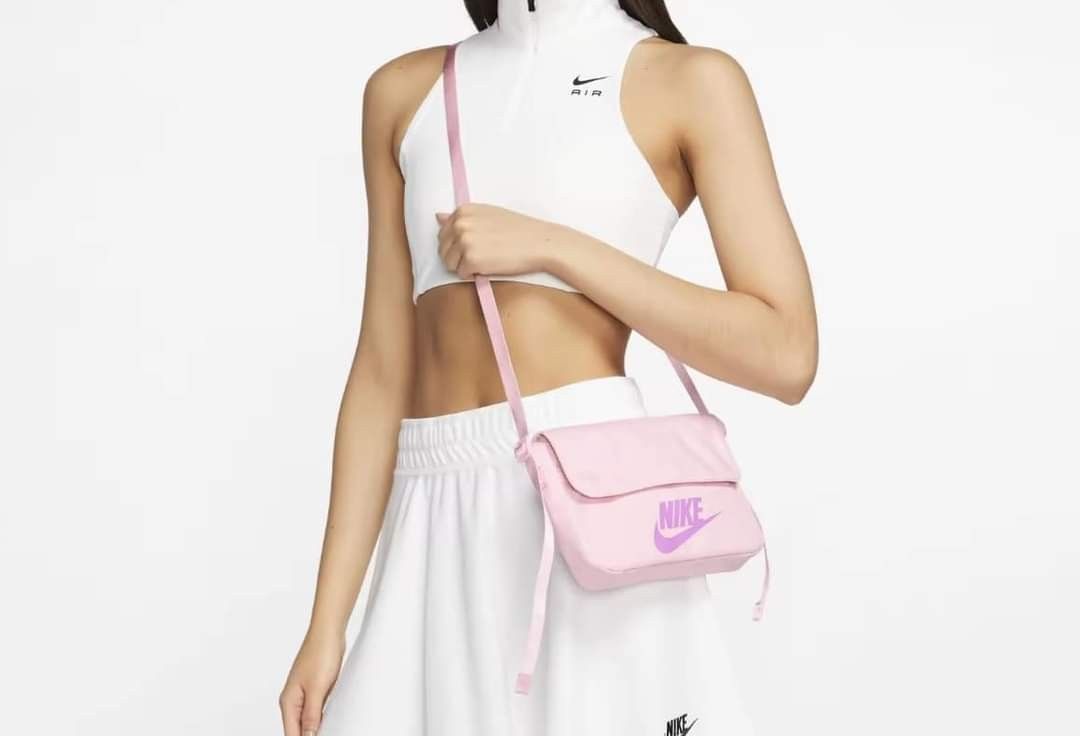 NIKE SOFT PINK CROSSBODY BAG Women s Fashion Bags Wallets Cross body Bags on Carousell