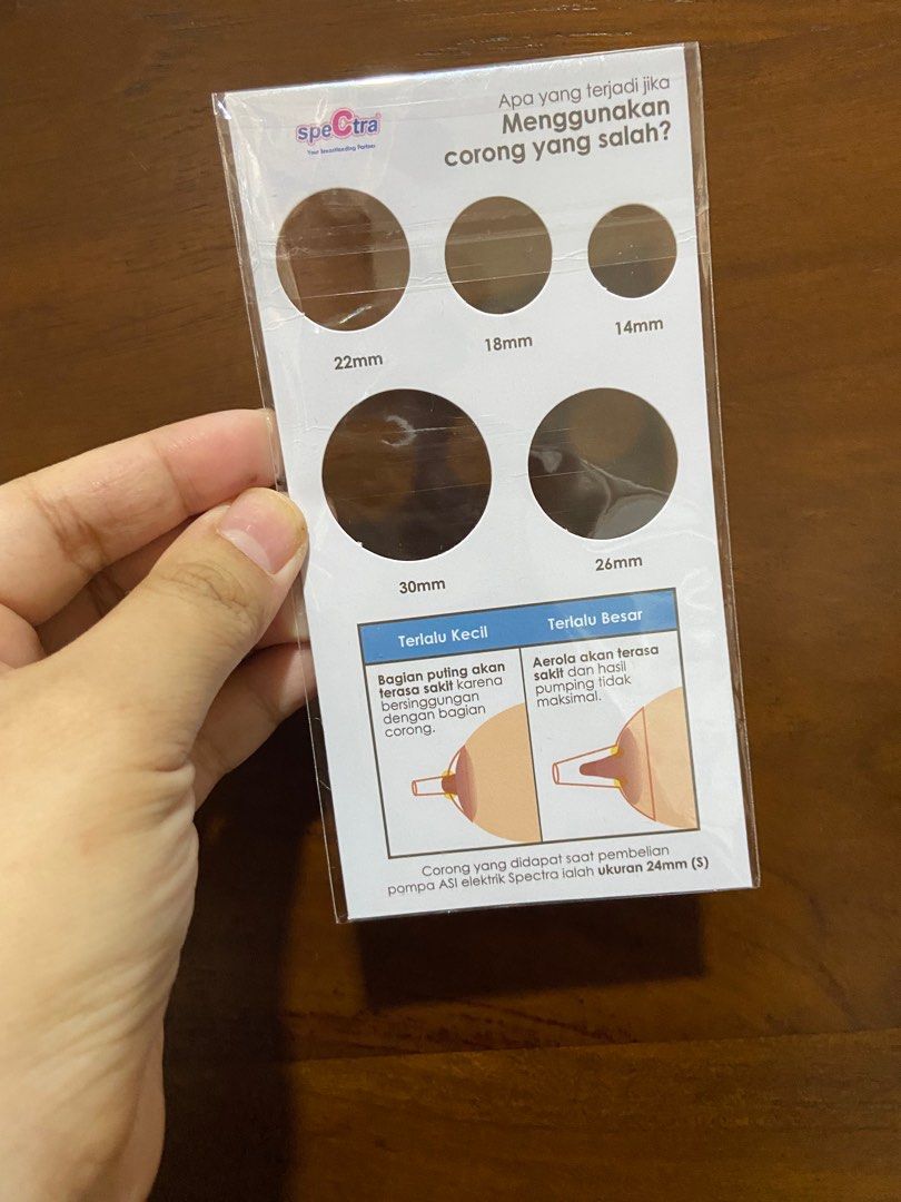 Nipple Ruler spectra (alat ukur diameter corong), Bayi & Anak ...