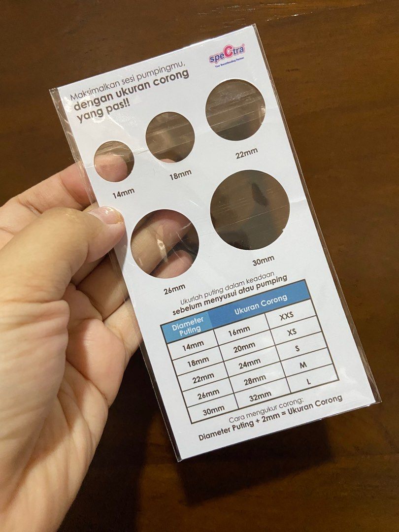 Nipple Ruler spectra (alat ukur diameter corong), Bayi & Anak ...